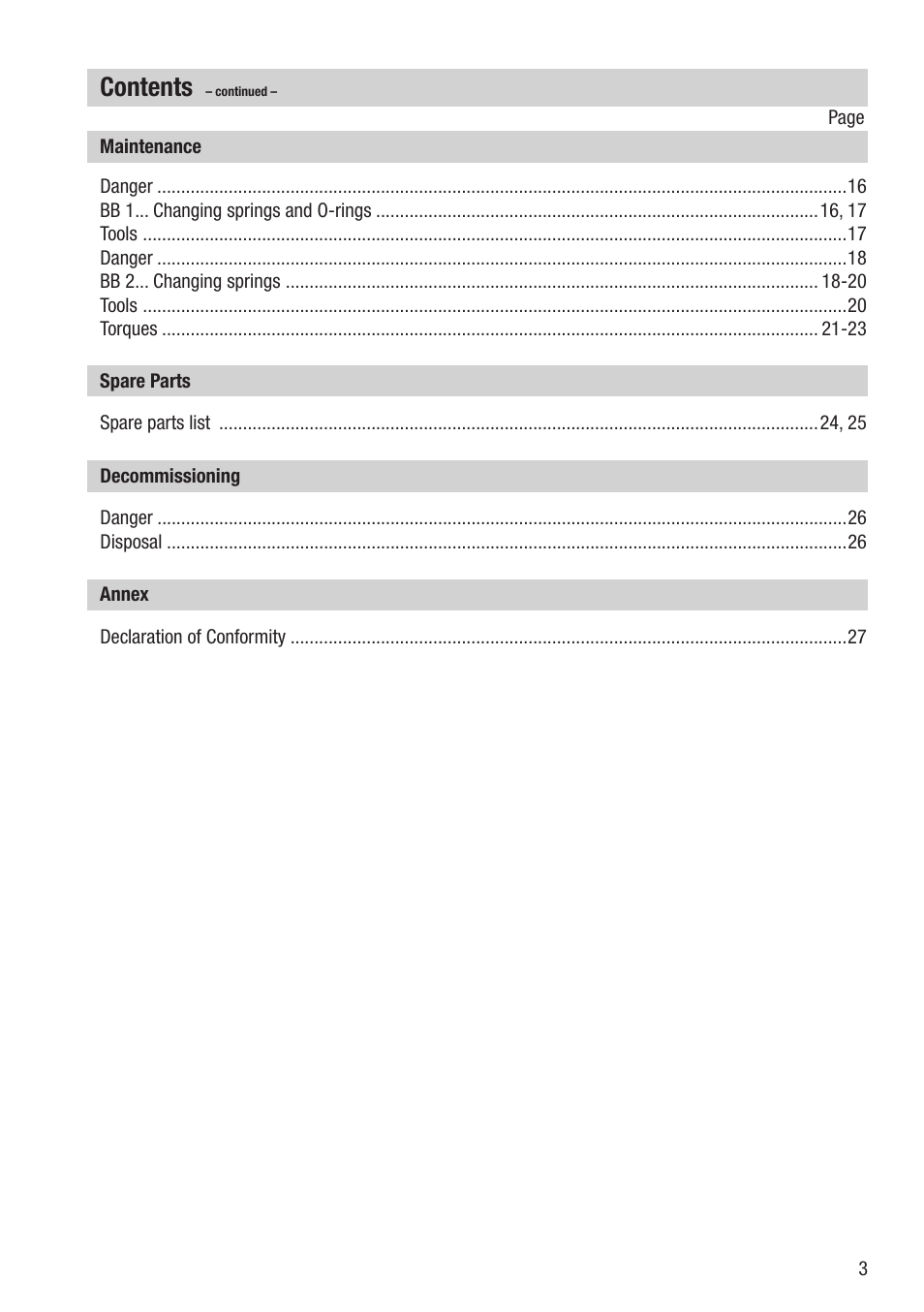 Flowserve BB 1 User Manual | Page 3 / 28