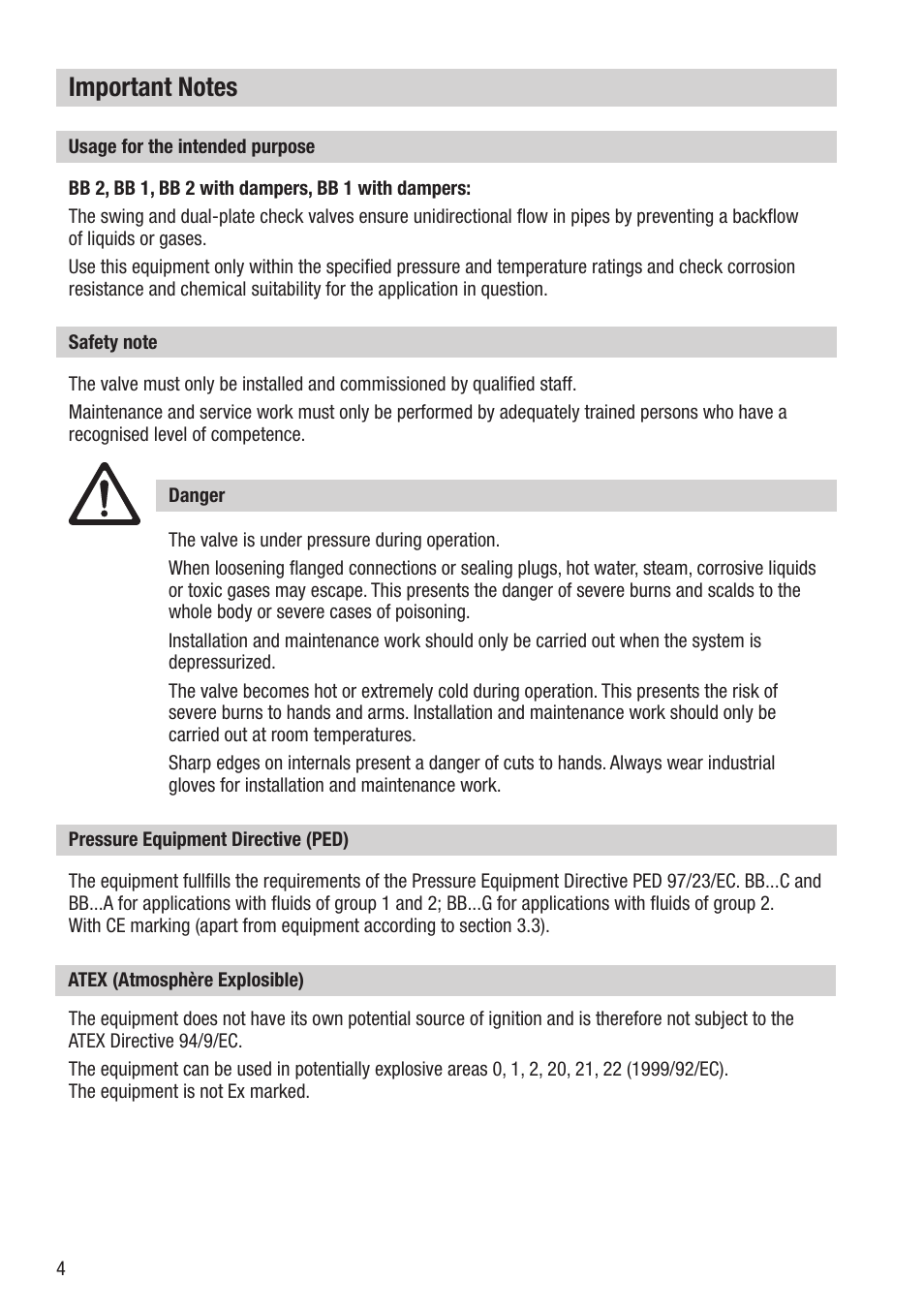 Flowserve BB 1 User Manual | Page 4 / 28