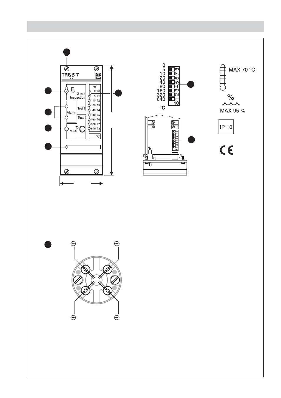 Parts drawings | Flowserve TRS5-7 Temperature Switch User Manual | Page 5 / 16