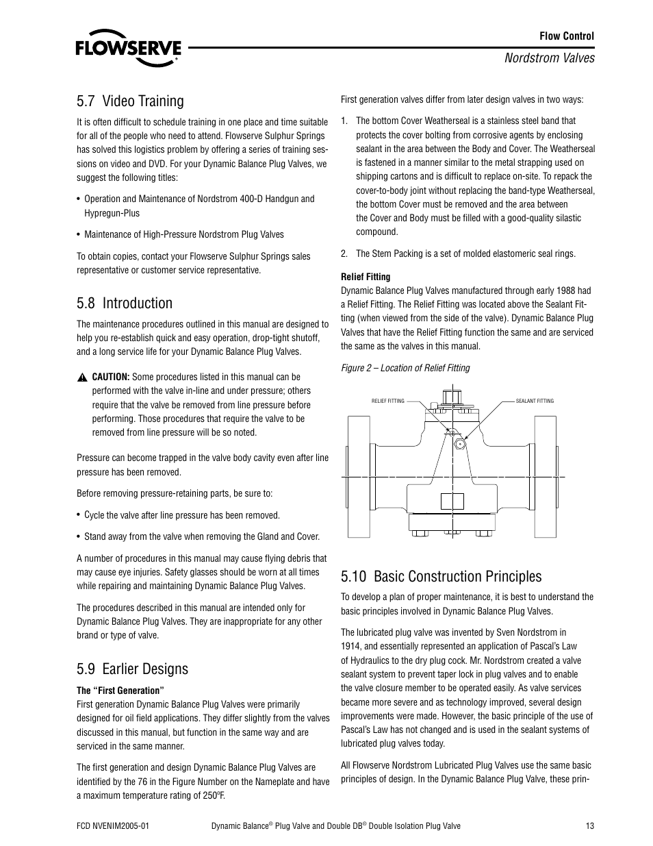 7 video training, 8 introduction, 9 earlier designs | 10 basic construction principles, Nordstrom valves | Flowserve Nordstrom Dynamic Balance Plug Valve and Double DB Plug Valve User Manual | Page 13 / 36