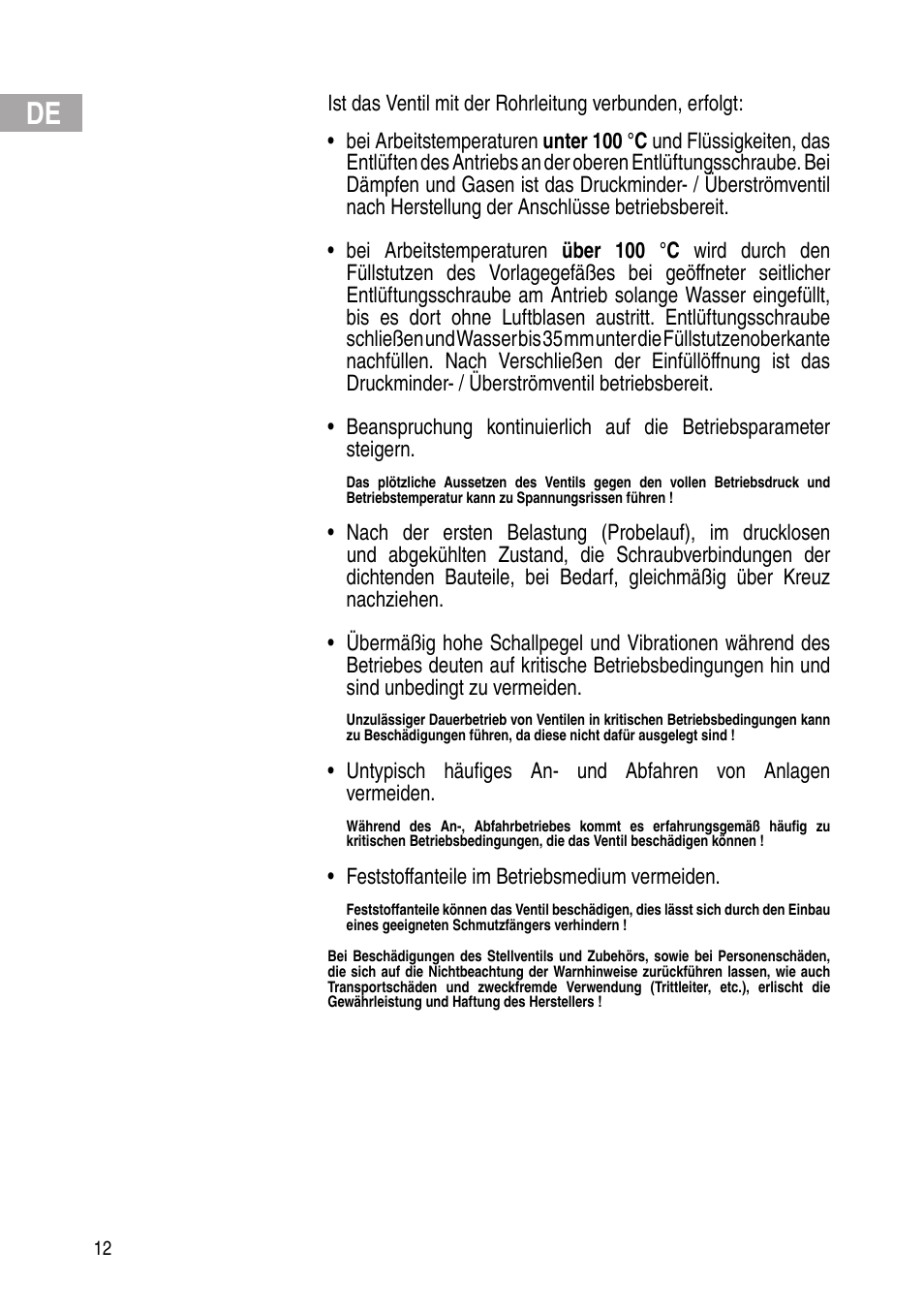 Flowserve Selfacting pressure regulator User Manual | Page 12 / 248