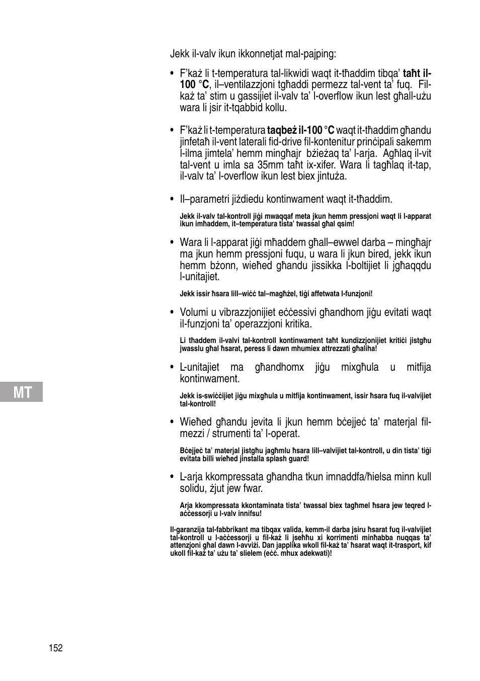 Flowserve Selfacting pressure regulator User Manual | Page 152 / 248