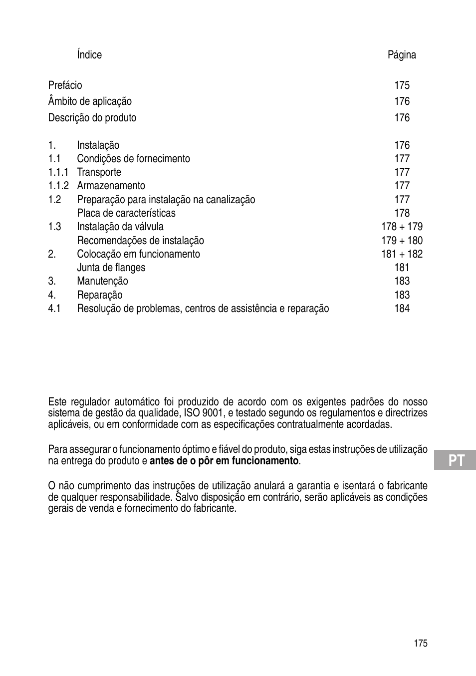 Flowserve Selfacting pressure regulator User Manual | Page 175 / 248