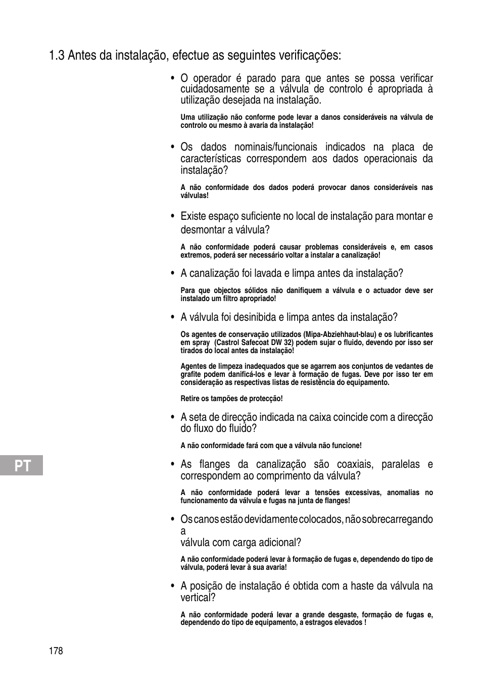 Flowserve Selfacting pressure regulator User Manual | Page 178 / 248