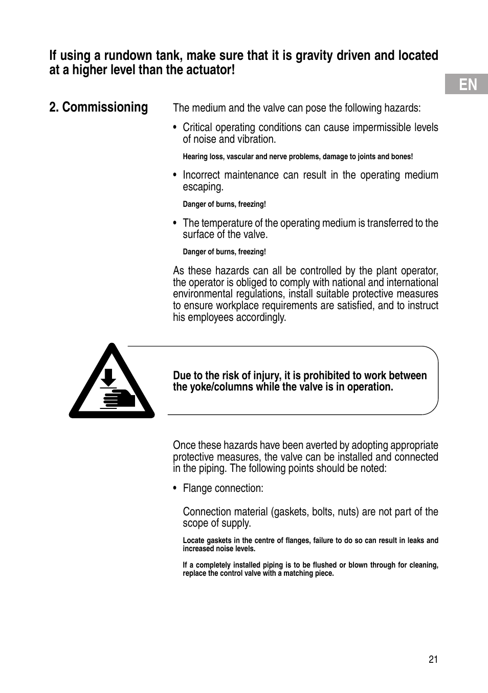 Flowserve Selfacting pressure regulator User Manual | Page 21 / 248