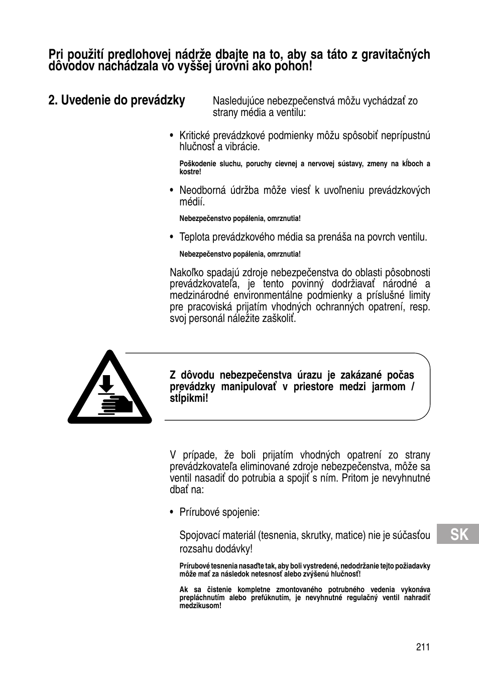 Flowserve Selfacting pressure regulator User Manual | Page 211 / 248