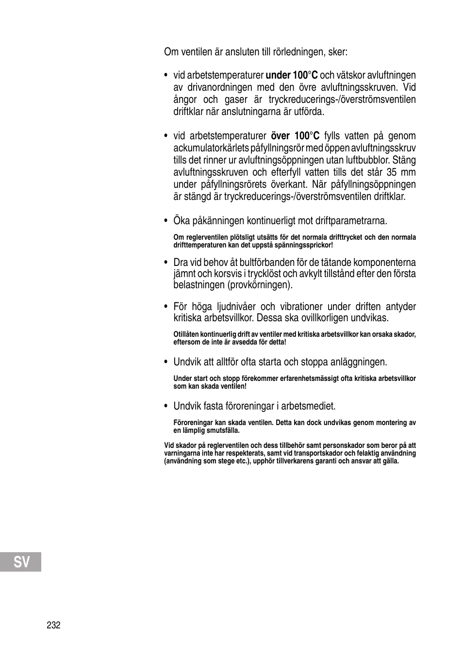 Flowserve Selfacting pressure regulator User Manual | Page 232 / 248