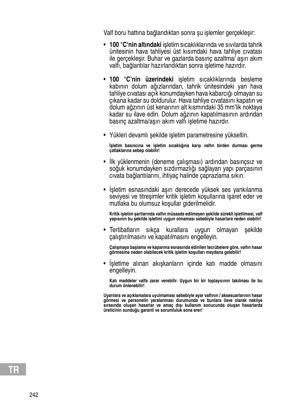 Flowserve Selfacting pressure regulator User Manual | Page 242 / 248