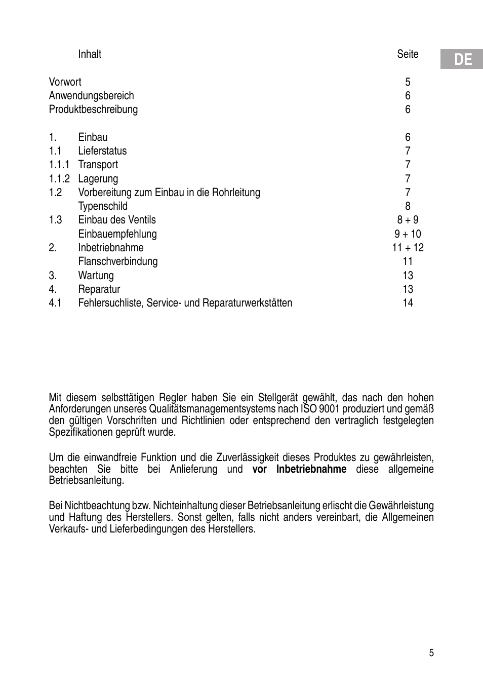 Flowserve Selfacting pressure regulator User Manual | Page 5 / 248