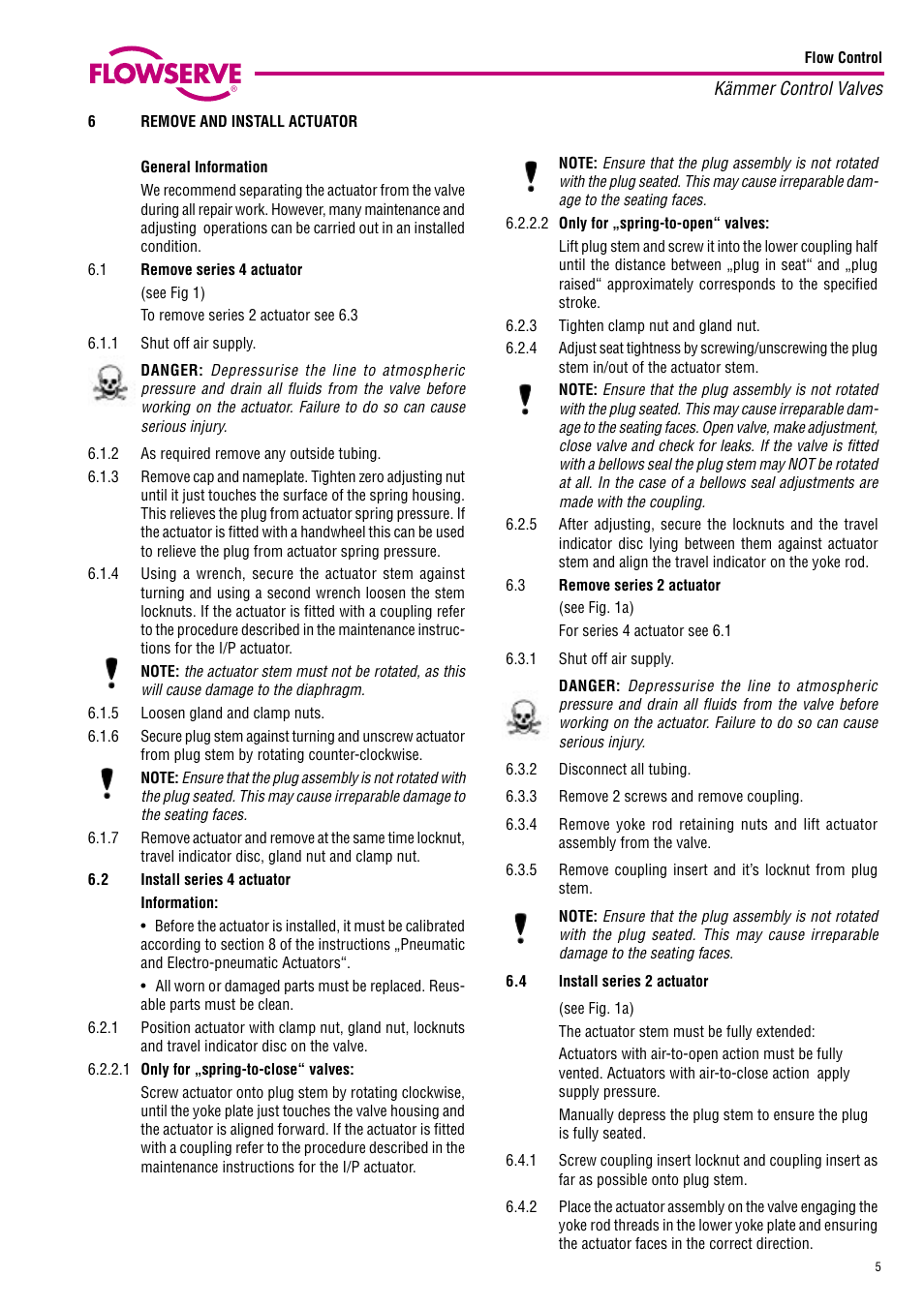 Flowserve 051 000 Series User Manual | Page 5 / 8