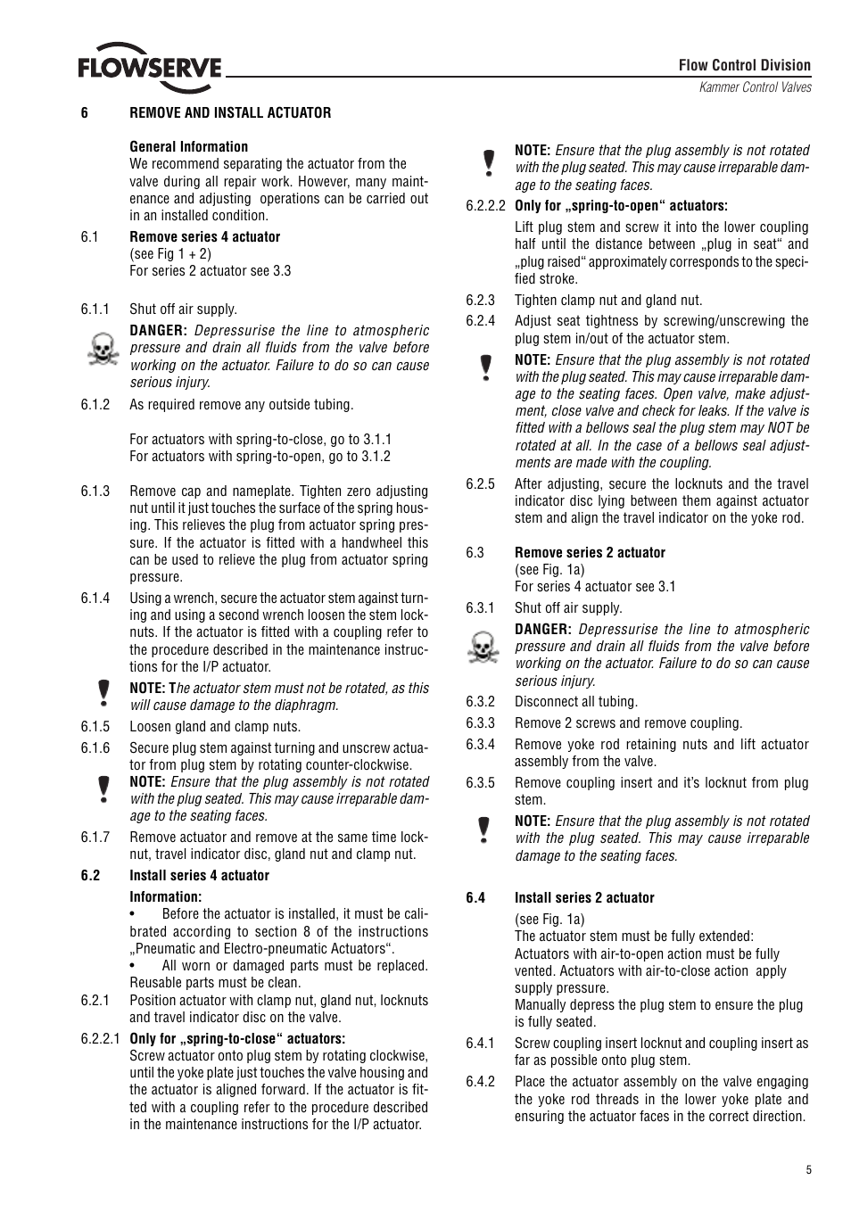 Flowserve 035 000 Series User Manual | Page 5 / 8