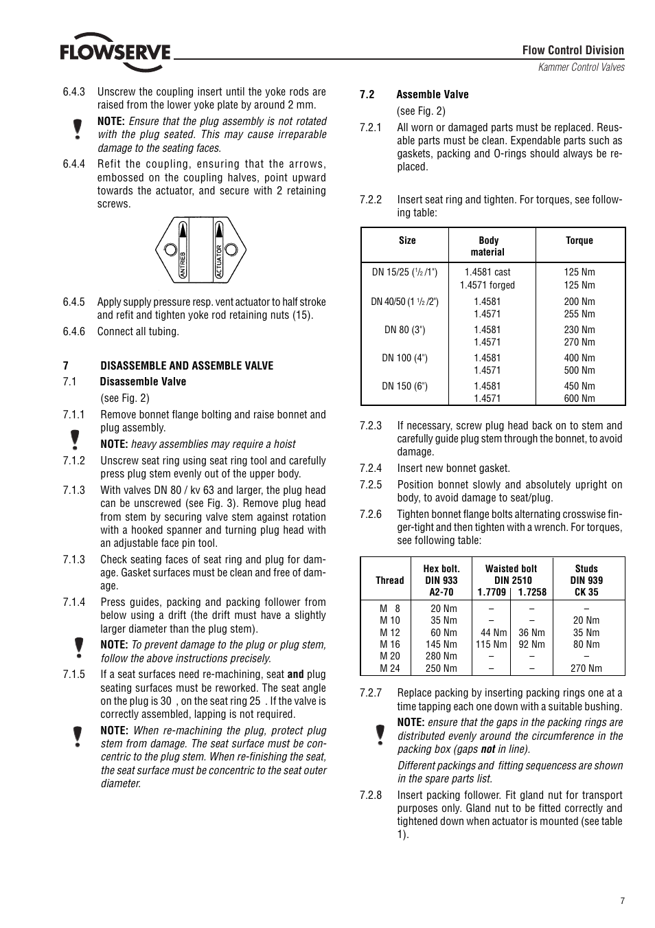 Flowserve 035 000 Series User Manual | Page 7 / 8