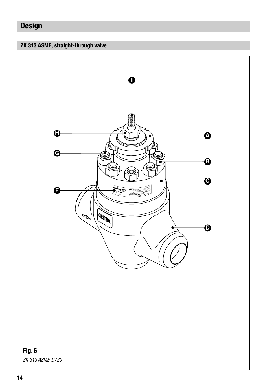 Design | Flowserve ZK 313 ASME User Manual | Page 14 / 20