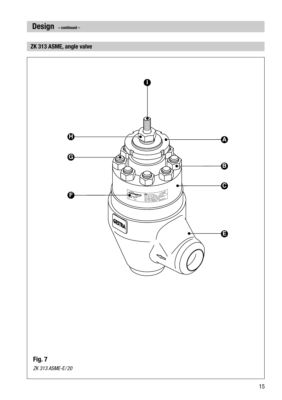 Design | Flowserve ZK 313 ASME User Manual | Page 15 / 20