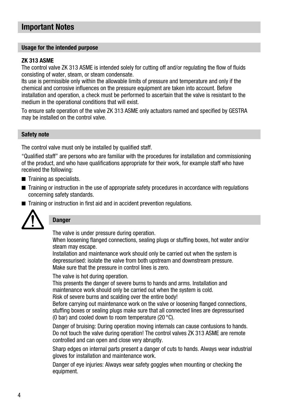 Flowserve ZK 313 ASME User Manual | Page 4 / 20