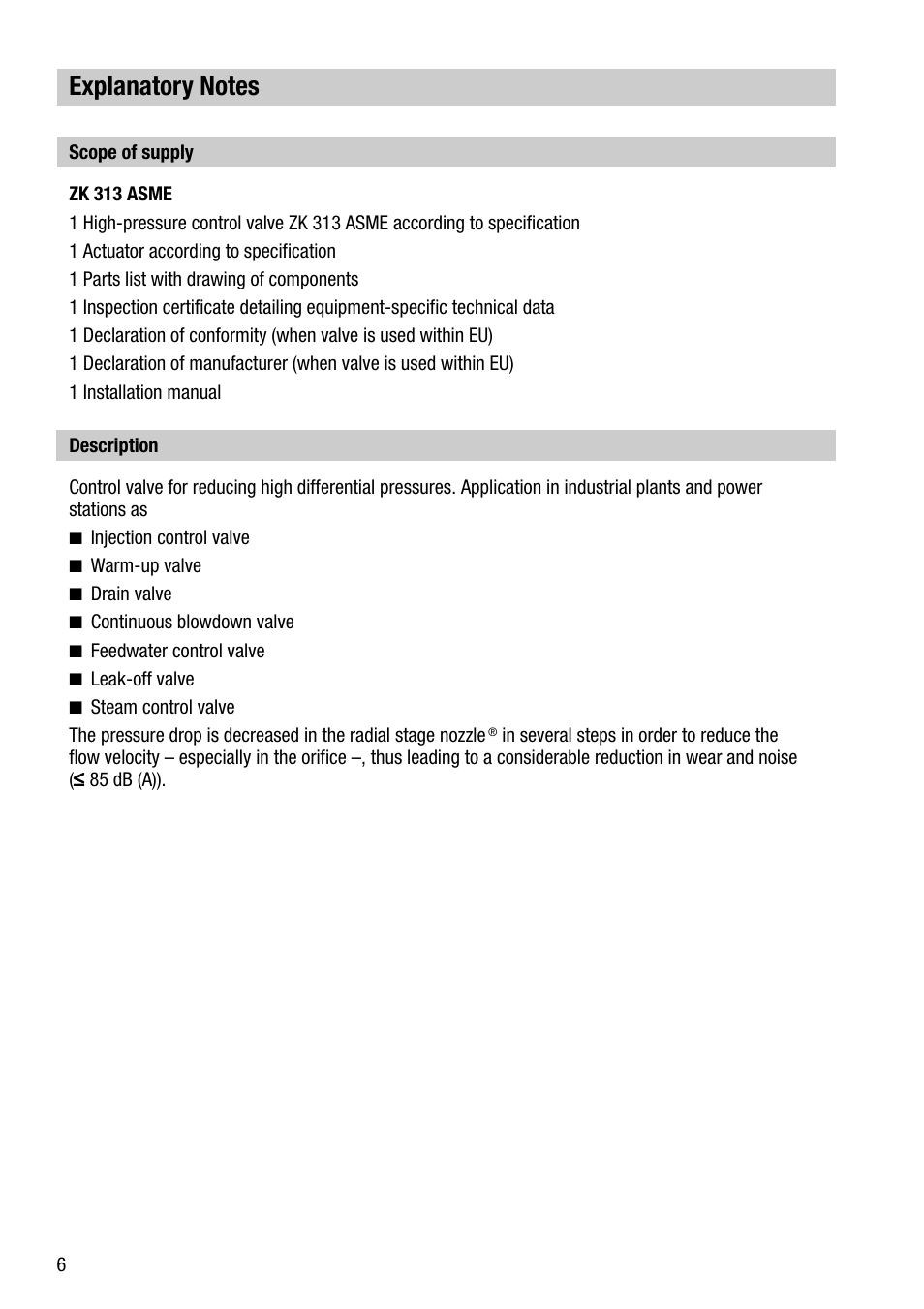 Flowserve ZK 313 ASME User Manual | Page 6 / 20
