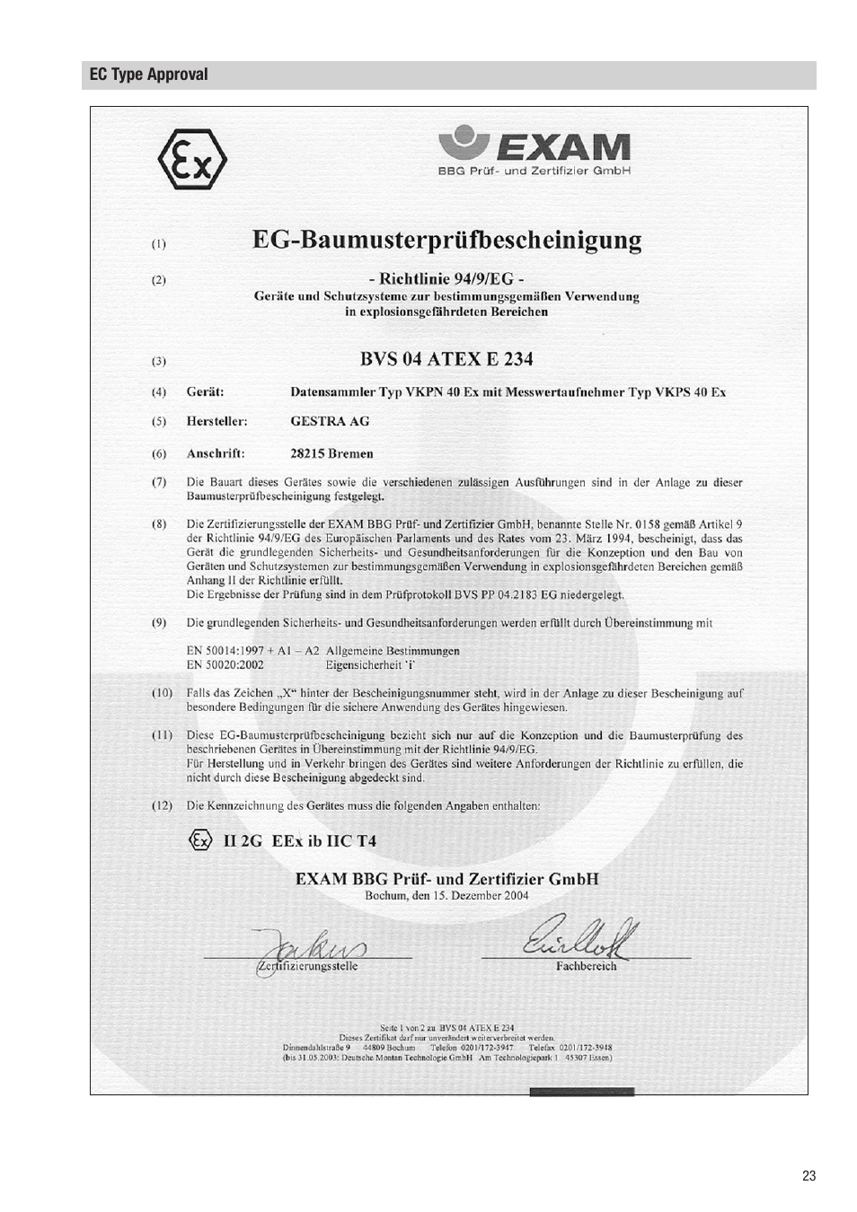 Flowserve VKP 40Ex User Manual | Page 23 / 24