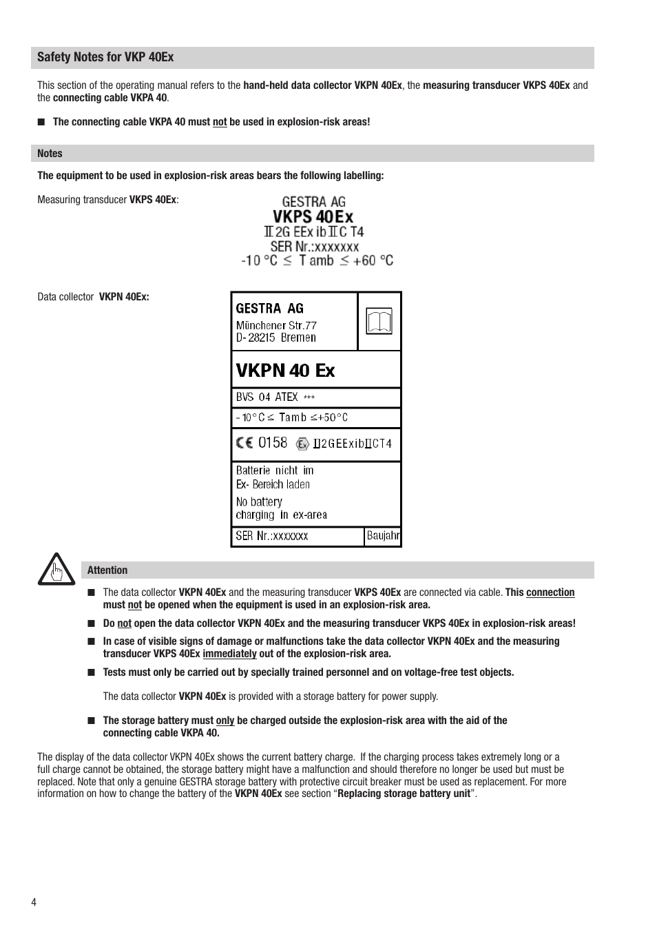 Flowserve VKP 40Ex User Manual | Page 4 / 24