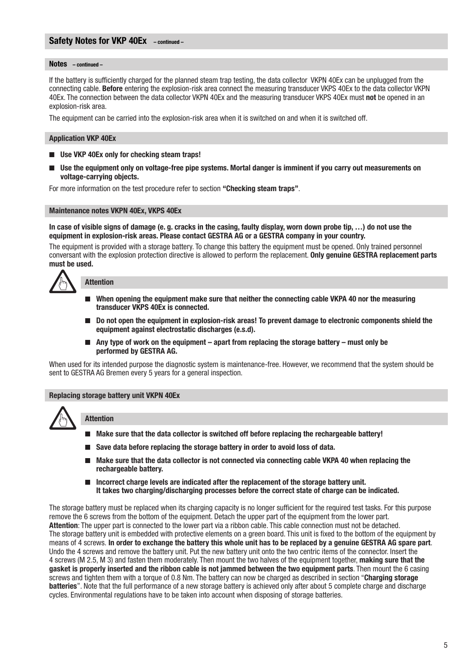 Flowserve VKP 40Ex User Manual | Page 5 / 24