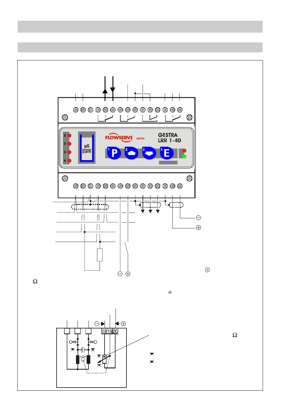 Wiring diagram lrr 1- 40, Wiring, Fig. 4 fig. 5 | Flowserve LRR1-40 TDS Control Unit User Manual | Page 16 / 38