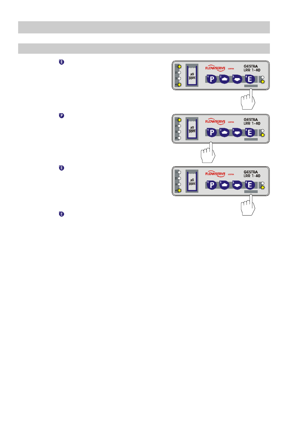 Performance test for relays 1 and 4, Operation | Flowserve LRR1-40 TDS Control Unit User Manual | Page 26 / 38