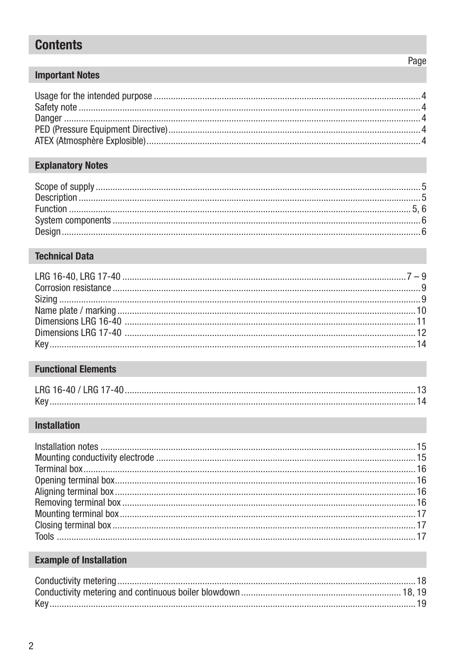 Flowserve LRG 16-40 User Manual | Page 2 / 36