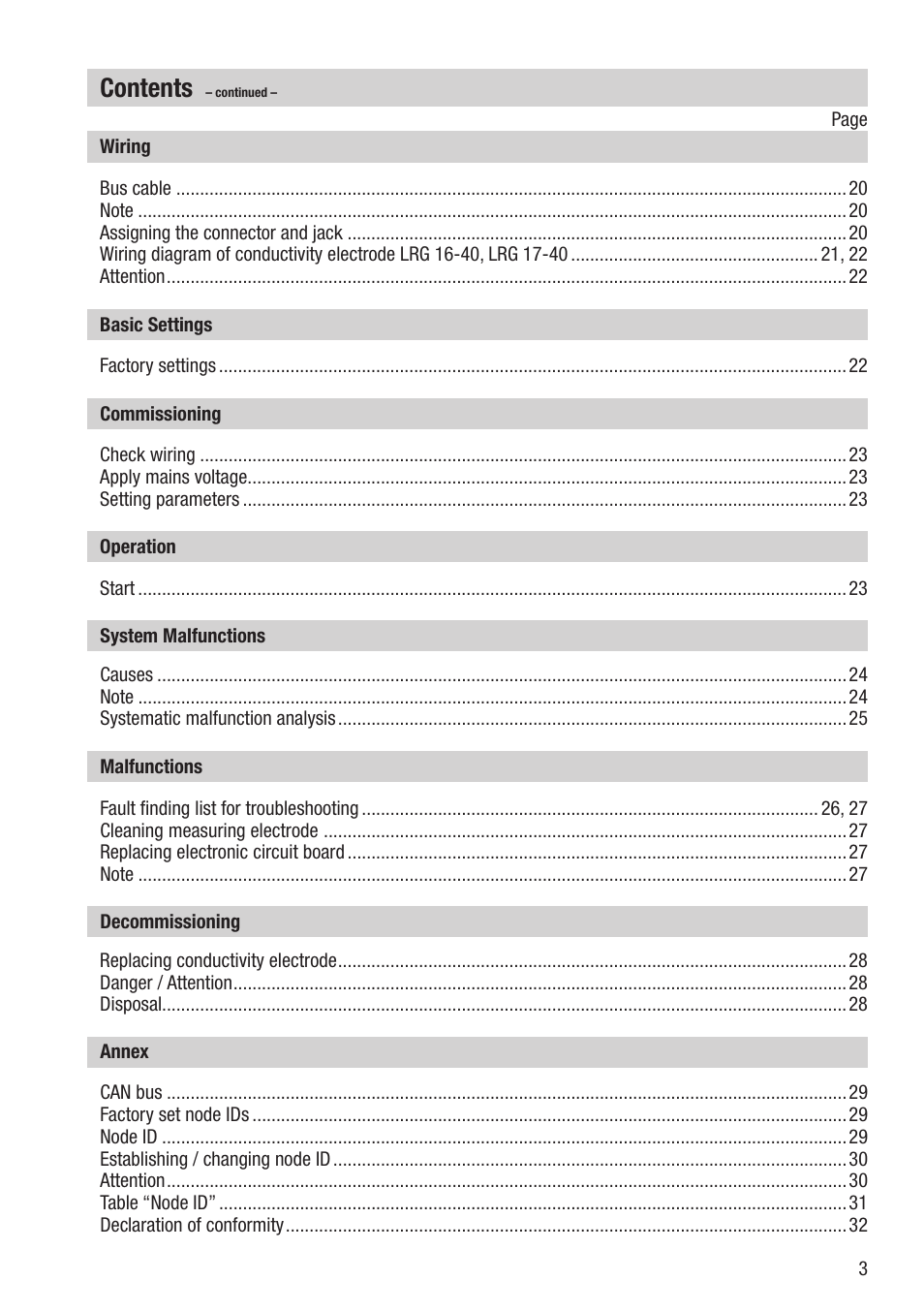 Flowserve LRG 16-40 User Manual | Page 3 / 36