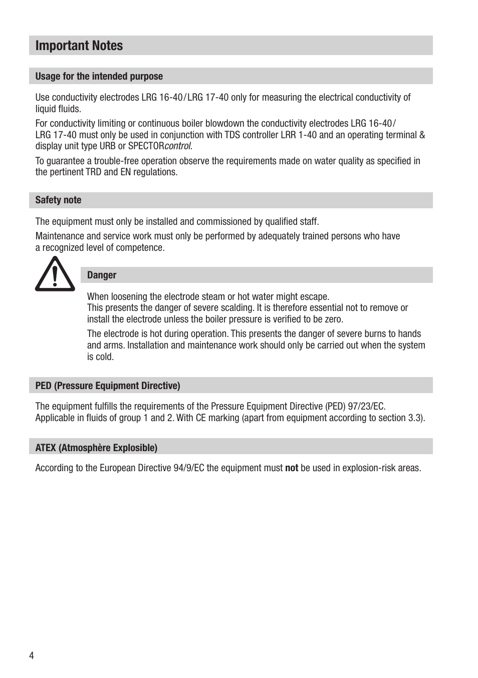 Flowserve LRG 16-40 User Manual | Page 4 / 36