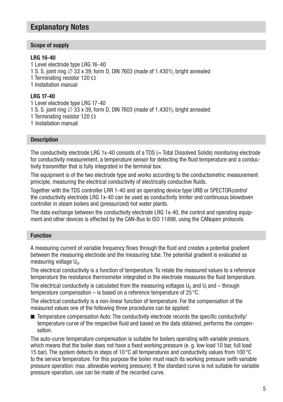 Flowserve LRG 16-40 User Manual | Page 5 / 36