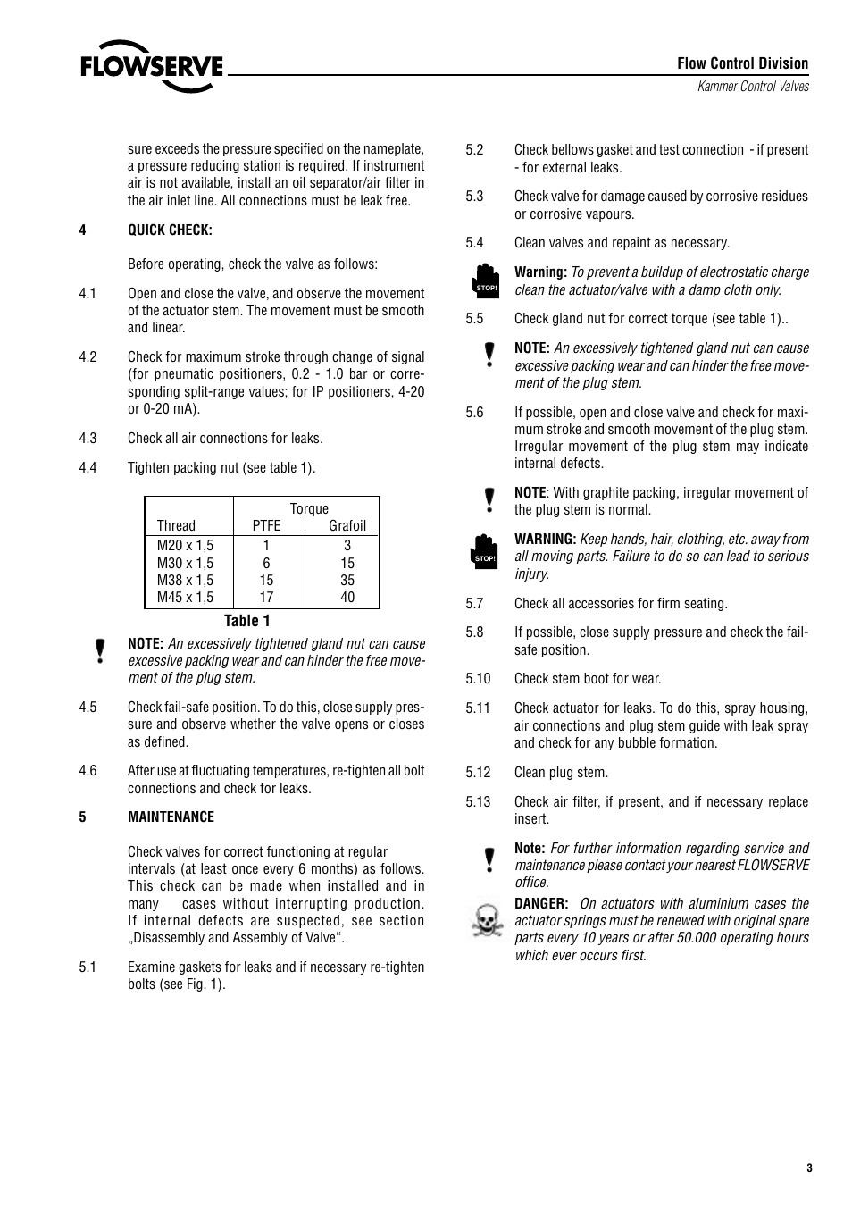 Flowserve 020000 Series Kämmer Split Body Valves User Manual | Page 3 / 8