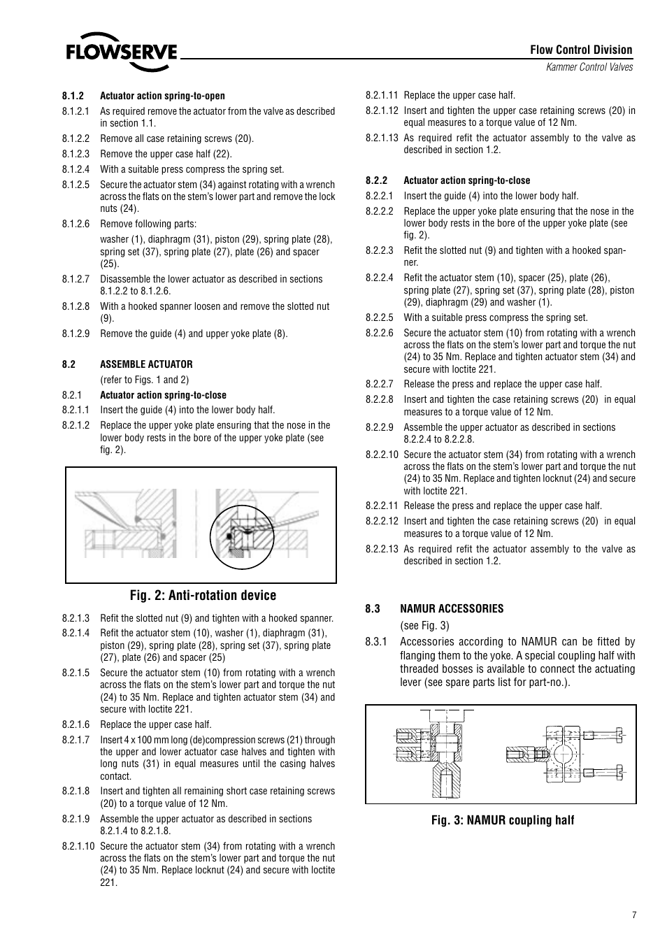 Fig. 2: anti-rotation device | Flowserve 2 Series P5 Type User Manual | Page 7 / 8