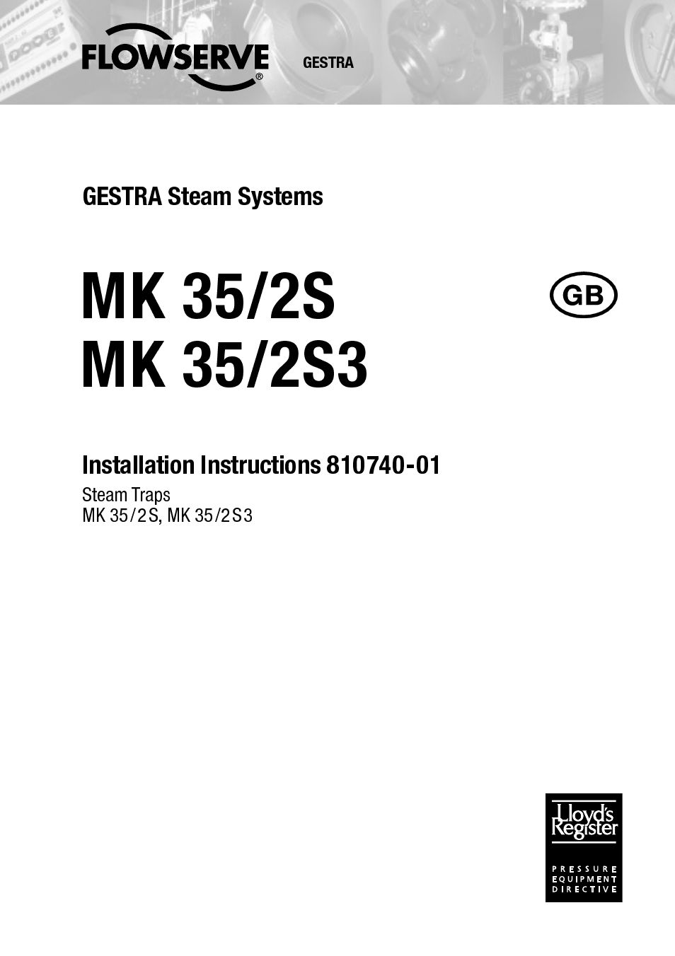 Flowserve MK35/2S User Manual | 16 pages