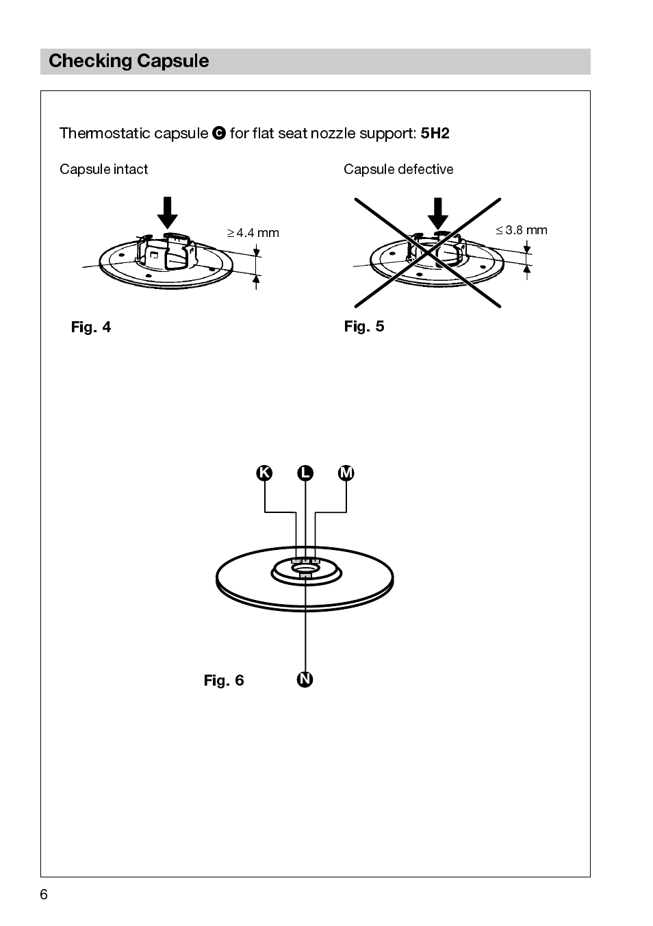 Checking capsule | Flowserve MK35/2S User Manual | Page 6 / 16