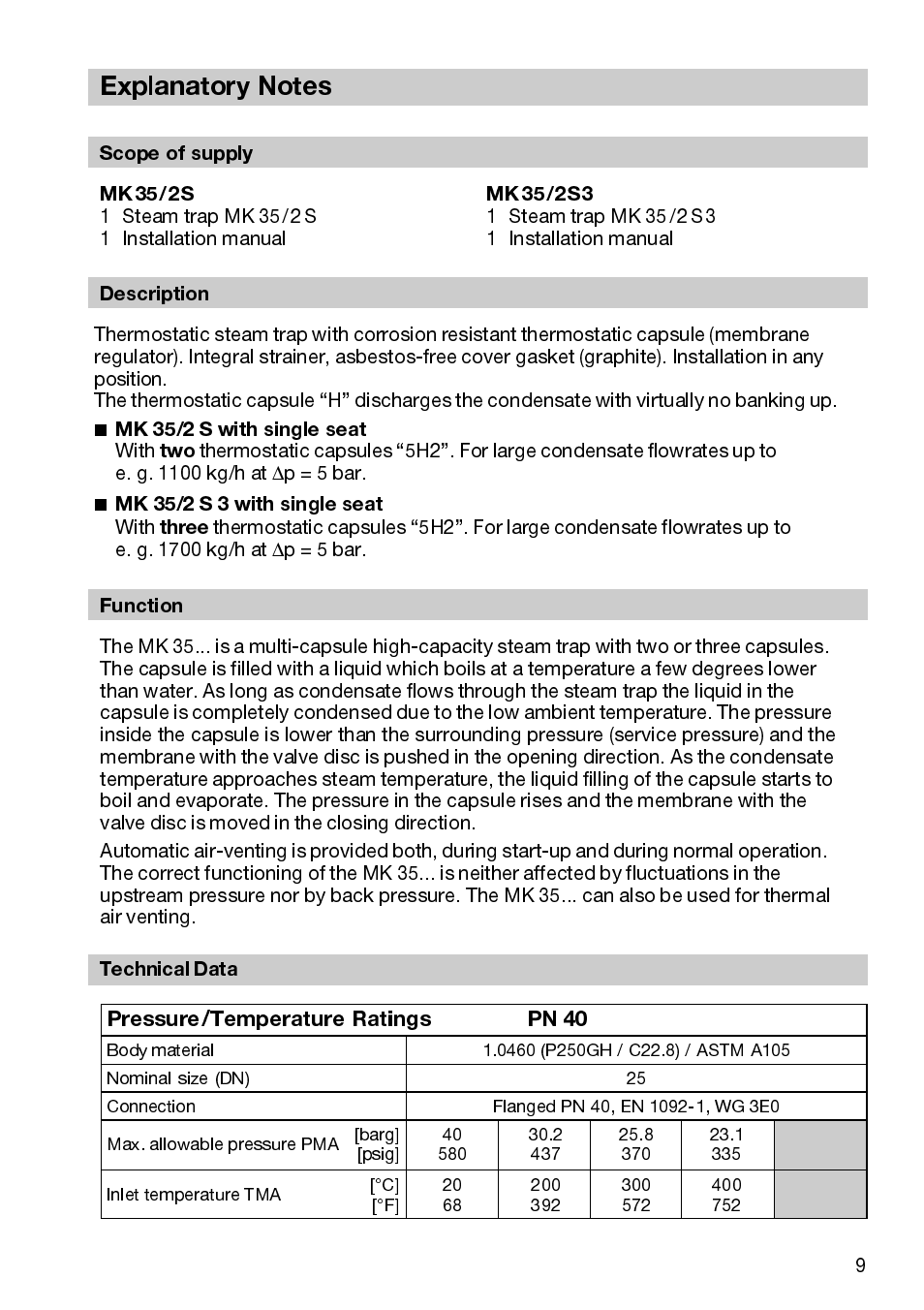 Flowserve MK35/2S User Manual | Page 9 / 16