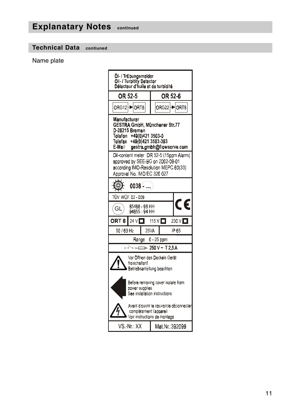 Flowserve OR 52-5 User Manual | Page 11 / 48