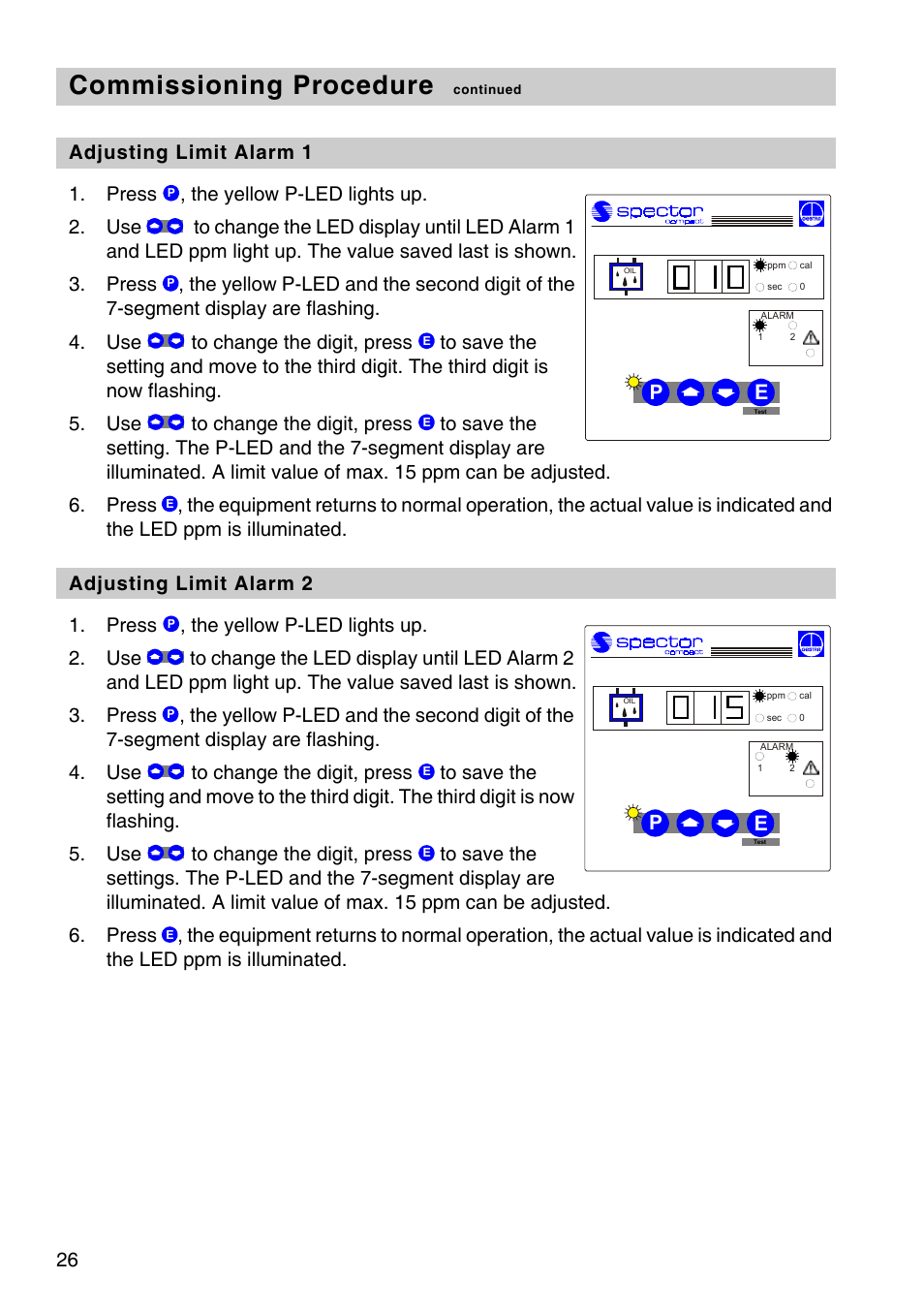 Commissioning procedure | Flowserve OR 52-5 User Manual | Page 26 / 48