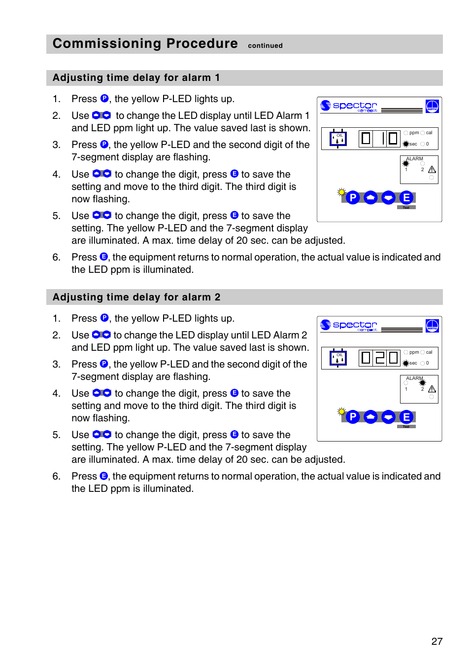 Commissioning procedure | Flowserve OR 52-5 User Manual | Page 27 / 48