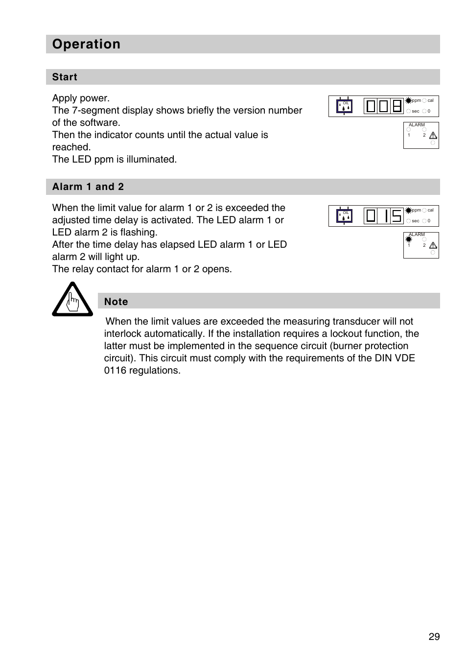 Operation | Flowserve OR 52-5 User Manual | Page 29 / 48