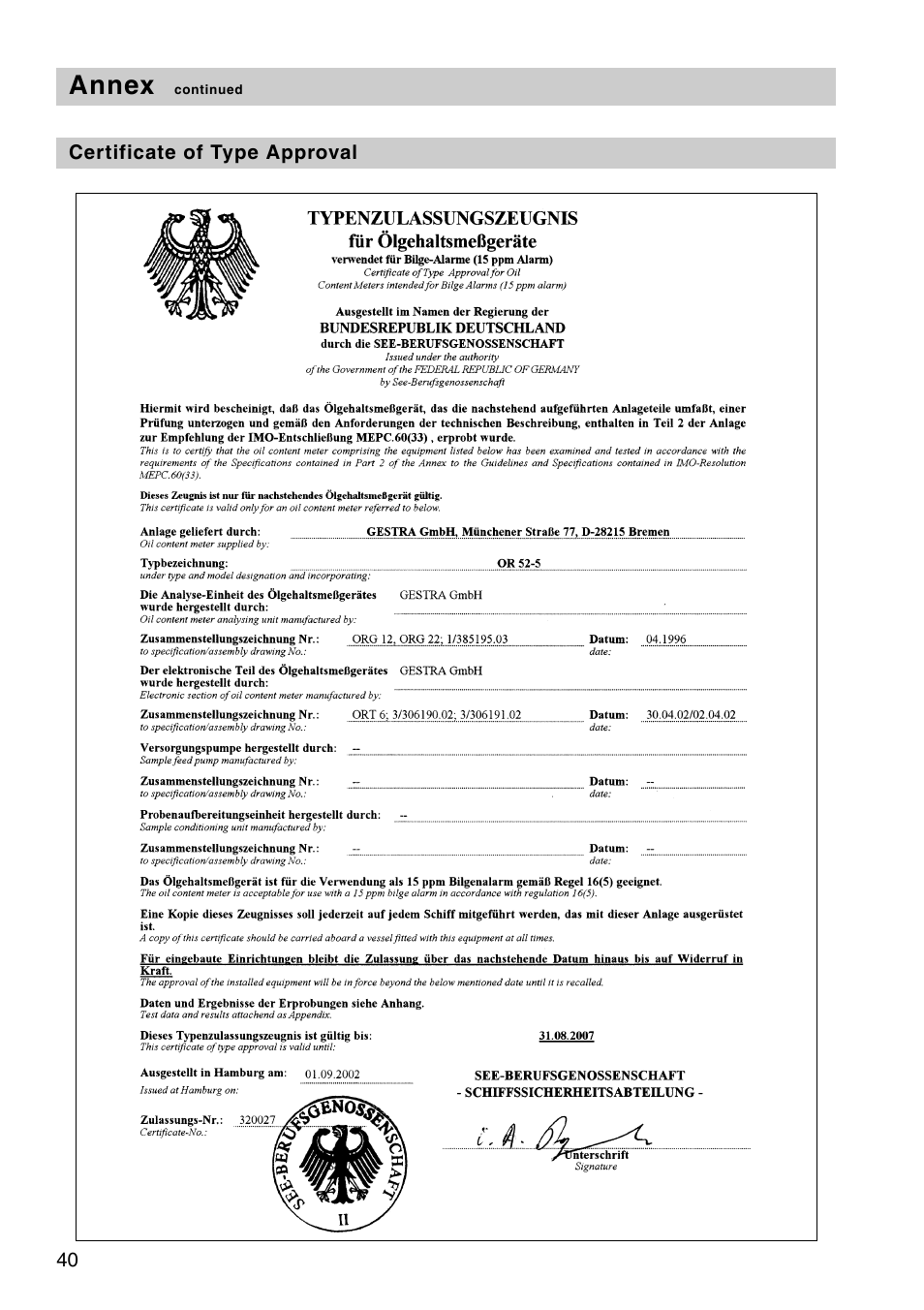 Annex | Flowserve OR 52-5 User Manual | Page 40 / 48