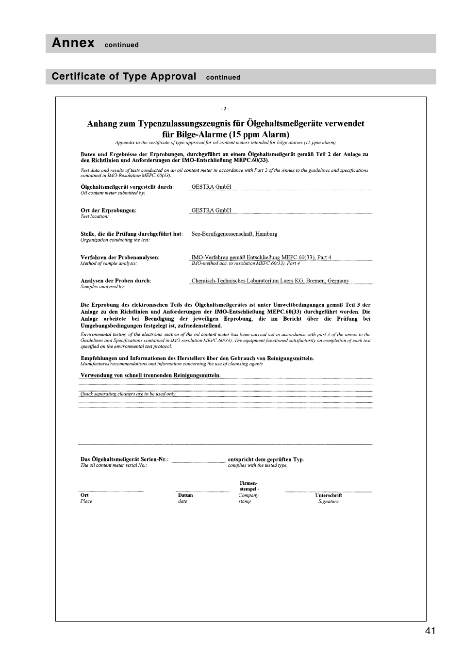 Annex | Flowserve OR 52-5 User Manual | Page 41 / 48