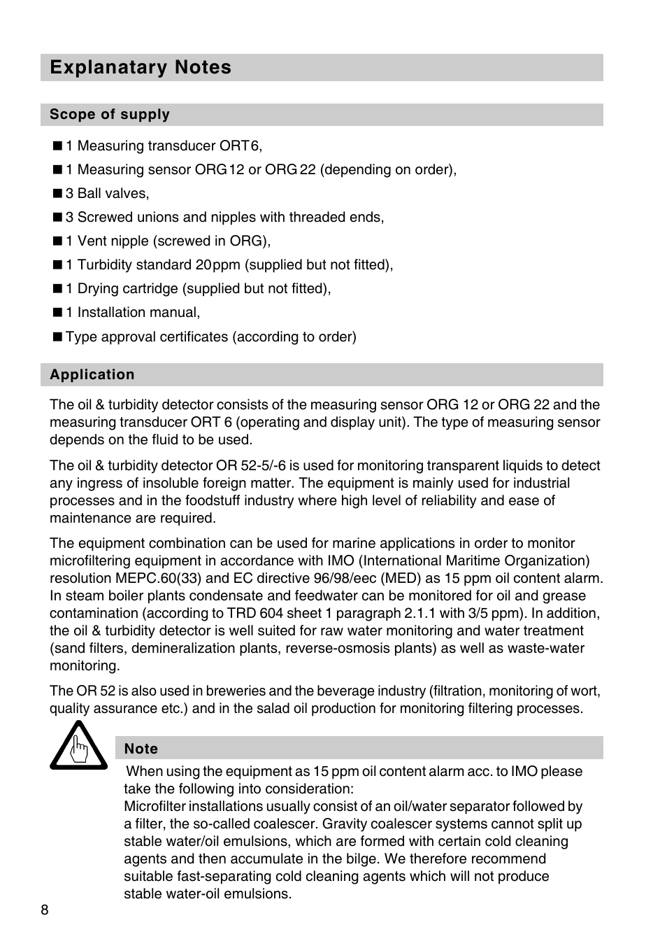 Flowserve OR 52-5 User Manual | Page 8 / 48