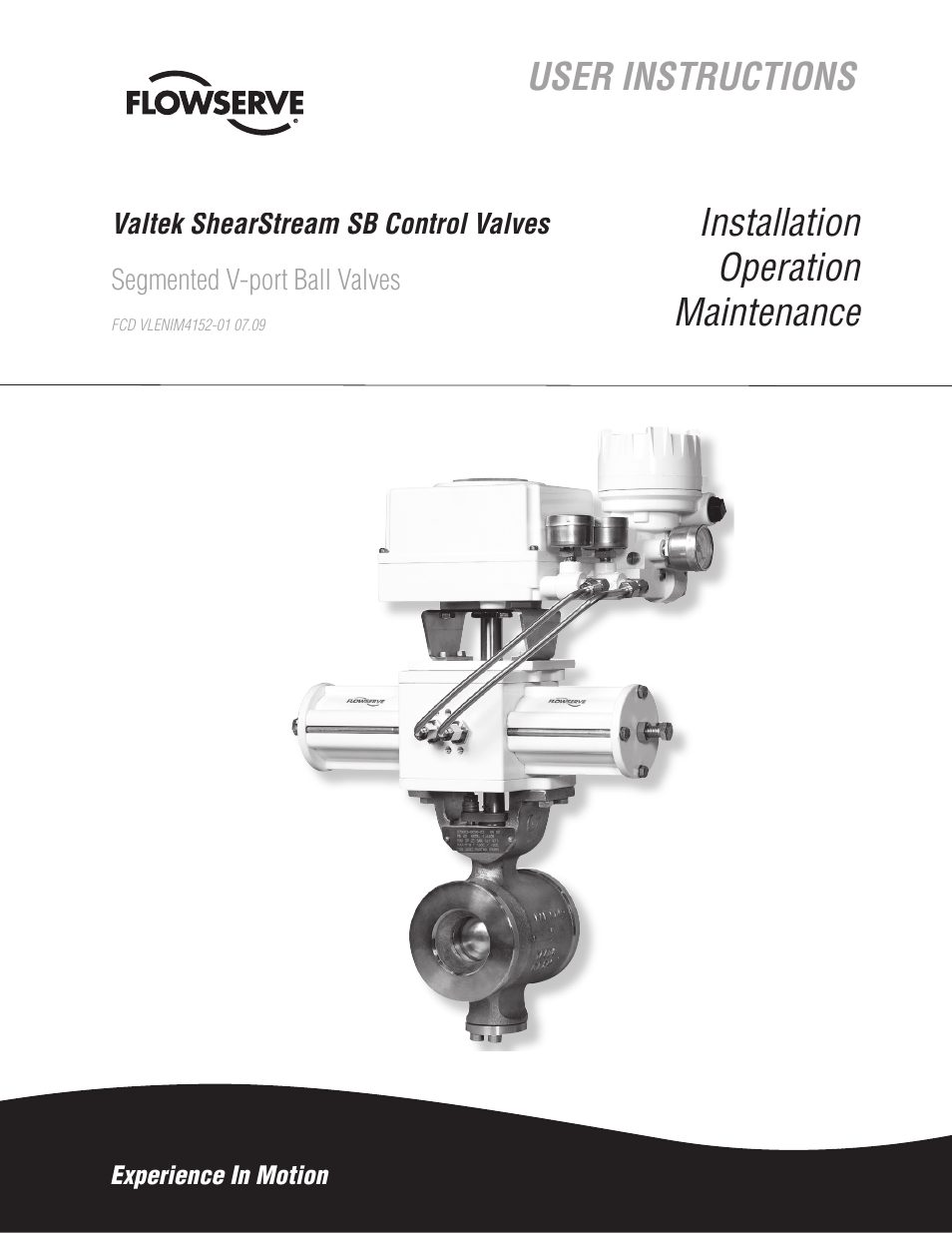 Flowserve SB Control Valves User Manual | 8 pages