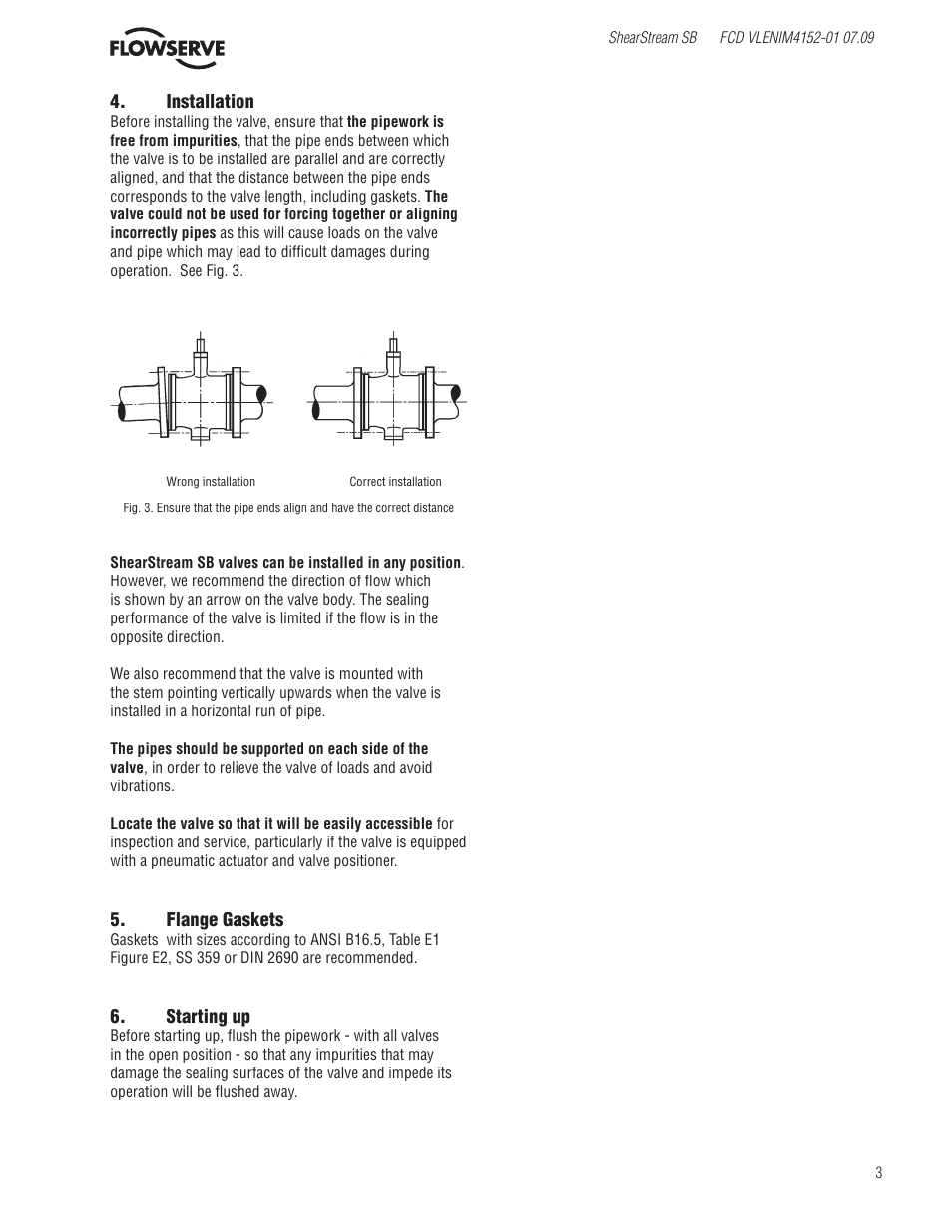 Flowserve SB Control Valves User Manual | Page 3 / 8