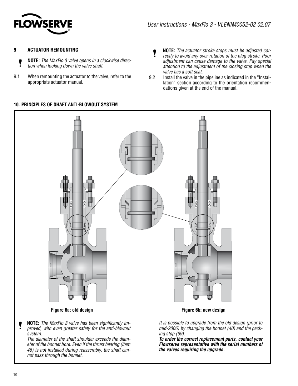 Flowserve Valtek MaxFlo 3 User Manual | Page 10 / 16