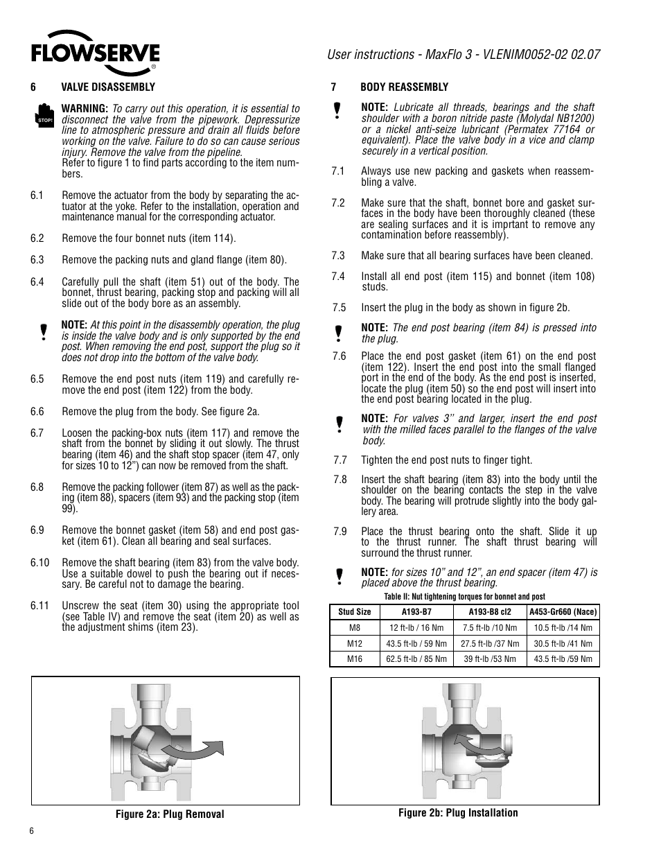 Flowserve Valtek MaxFlo 3 User Manual | Page 6 / 16