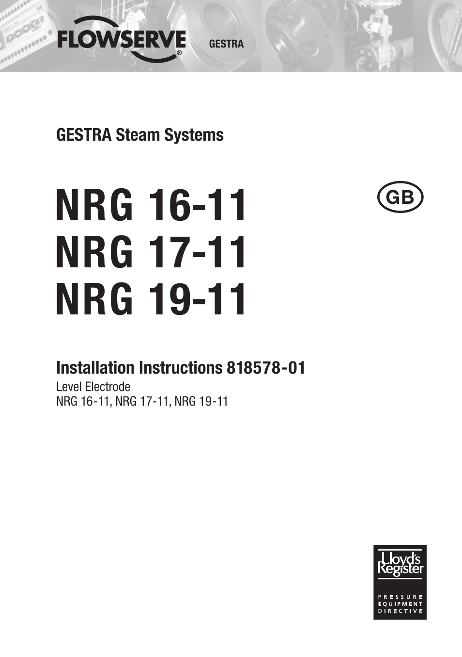 Flowserve NRG 16-11 User Manual | 20 pages