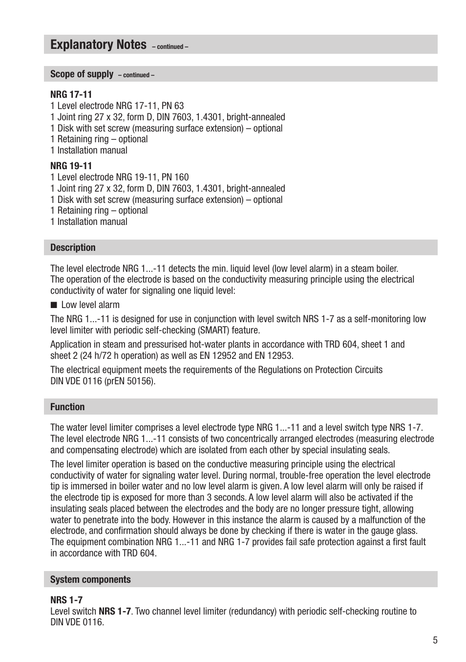 Flowserve NRG 16-11 User Manual | Page 5 / 20