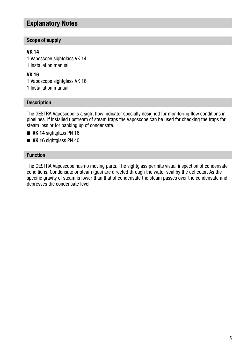 Flowserve VK 14 User Manual | Page 5 / 16