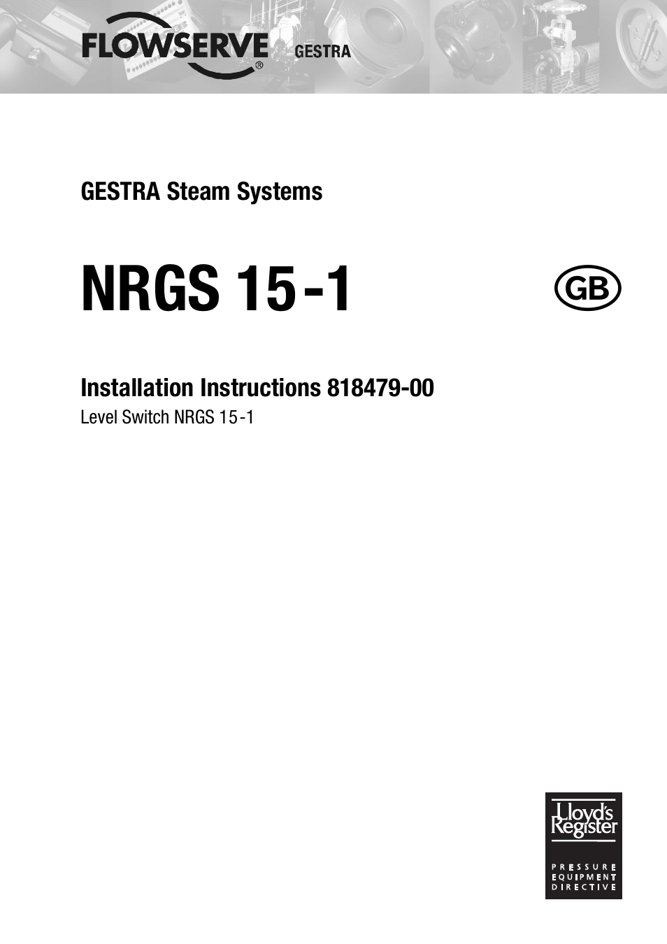 Flowserve NRGS15-1 User Manual | 30 pages