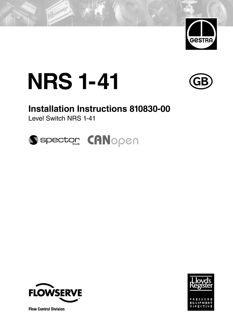 Flowserve NRS1-41 User Manual | 28 pages